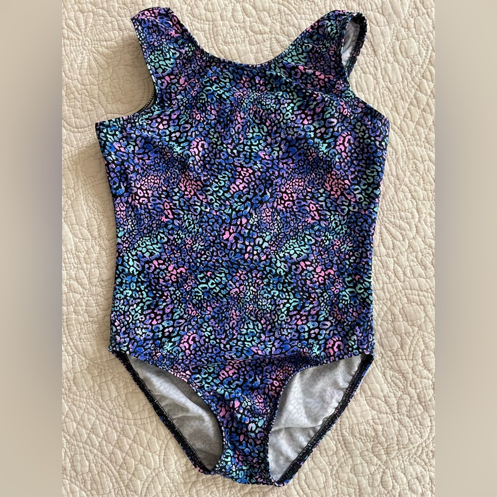 Destira Vibrant Animal Print Gymnastic Leotard